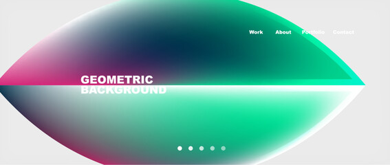 Minimal geometric web site page template design. Vector Illustration For Wallpaper, Banner, Background, Card, Book Illustration, landing page