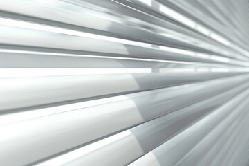 Obraz premium A close-up shot of a window with closed blinds