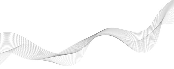 Vector abstract background with dynamic waves, lines and particles.	
