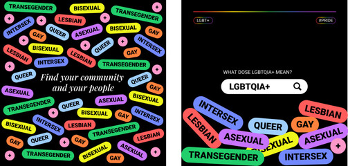 Social Media post template world pride