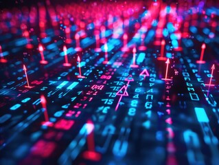 A computer screen displaying a vast array of numbers, suitable for use in data analysis or financial contexts