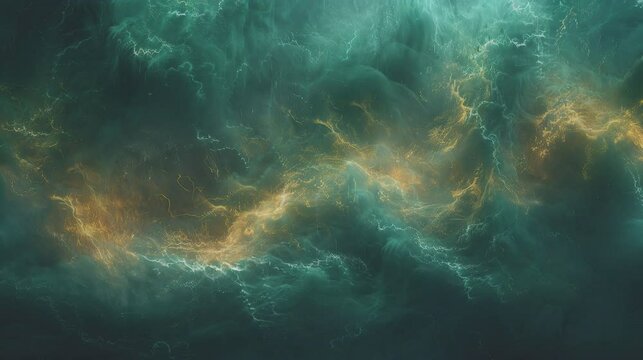 green smoke and fire motion looping abstract background