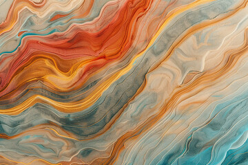 Obraz premium view of an abstract landscape of sandstone rock formations, swirling patterns and shades