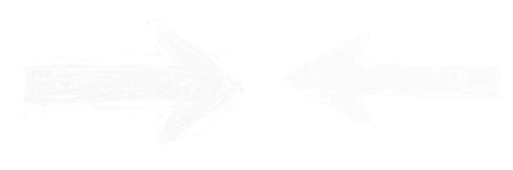 white arrow showing direction isolated