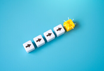 Go to victory. Build a career. Reach the heights and get a reward. Quest for success. Spirit of...