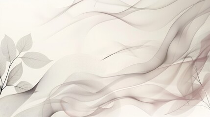 Abstract Art With Delicate Floral Motifs