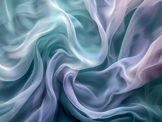 Fototapeta premium ethereal fabric waves