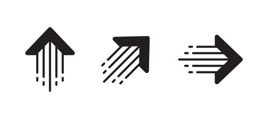 Abstract arrow logo icon symbol for business and company