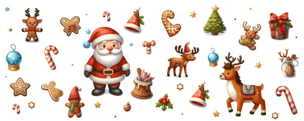 Christmas seamless pattern with a set of winter comfort elements. Festive packaging.