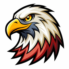 eagle logo design | eagle mascot logo design vector illustration| eagle esport logo