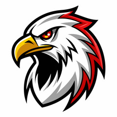 eagle logo design | eagle mascot logo design vector illustration| eagle esport logo
