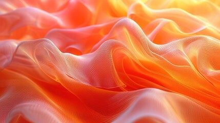 Fototapeta premium Ethereal Transparent Fabric with Rich Details, Surreal Lighting