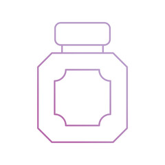 perfume icon with white background vector stock illustration