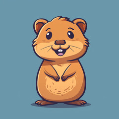 Vector_cute_Quokka_smiling_cutely_cartoon_vector