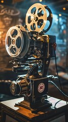 Naklejka premium World Day for Audiovisual Heritage concept