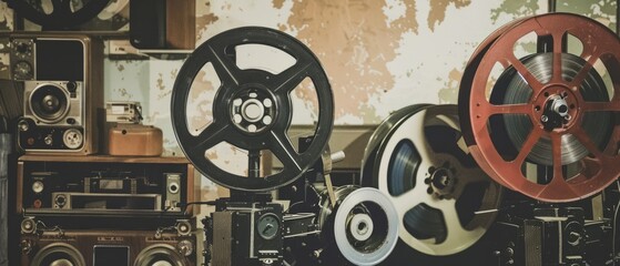 Fototapeta premium World Day for Audiovisual Heritage concept
