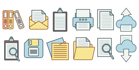 Document Filled Vector