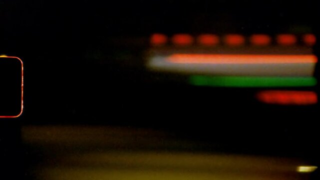 Slow shutter speed at night, shoot on 8mm film camera