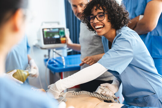 Medical training and simulation in a teaching hospital