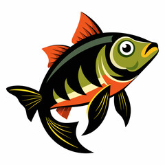 Vector illustration of a Fish