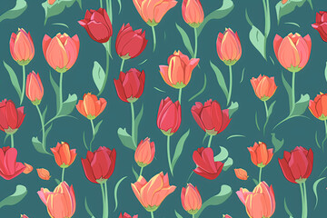 tulips pattern