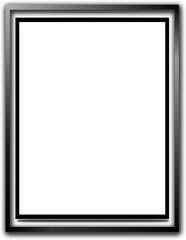 Rectangle simple black frame border