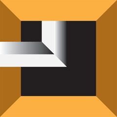 geometric background, wallpaper 3D jigsaw