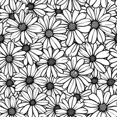 Hand-drawn Floral Pattern Vector | Seamless Flower Ornament Design | Perfect for Wrapping Paper, Wallpaper, Fabric Print