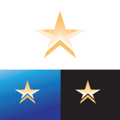 star logo vector, s star logo, north star logo, gold star logo, star silhouette vector.