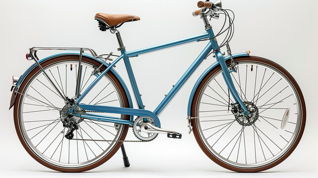 bicycle on a white background
