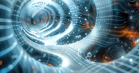 A creative approach to representing complex data insights, utilizing the latest design trends and tools for effective communication. Generative AI.