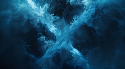 Pattern of abstract shapes