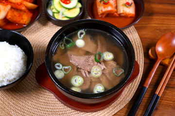 Korean Healthy Food. Fresh Ingredients.