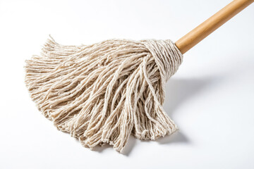 Close Up of a Cotton Mop Head