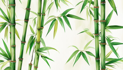 watercolour bamboo wallpaper