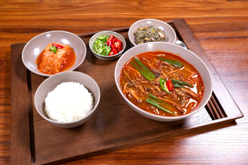Korean Healthy Food. Fresh Ingredients.