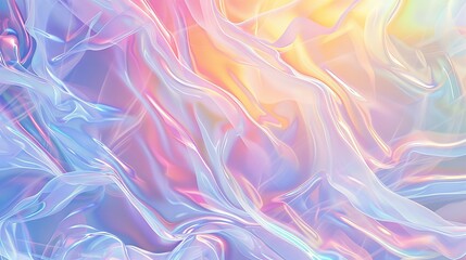 Obraz premium Colorful Abstract Gradient Background with Fluid Light Effects in Soft Pastel Shades