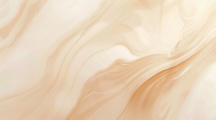 A minimalist liquid wallpaper with a smooth beige gradient background, offering a versatile and...