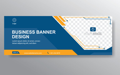 Vector abstract design web banner template. Web Design Elements - Header Design. Abstract geometric web banner template on grey background. Modern.