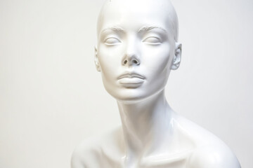 White Mannequin Head
