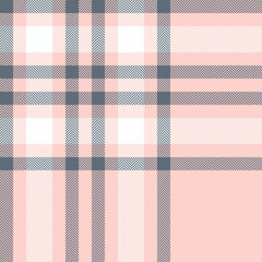 Plaid check pattern. Seamless fabric texture. Tartan textile print.
