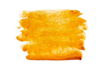 watercolor gold ocher acrylic brush strokes. text boxes yellow sand design elements isolated white background
