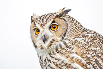 Obraz premium Close Up of an Owl's Face