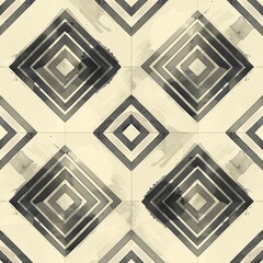 Obraz premium Minimalist grey diagonal stripes in a grid. 