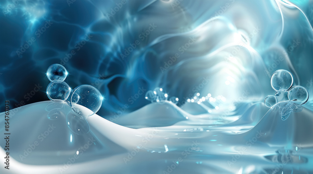 Poster presentation background, style of science. generative ai.