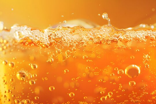 orange soda background - Powered by Adobe