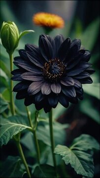 black cenia  in the green 