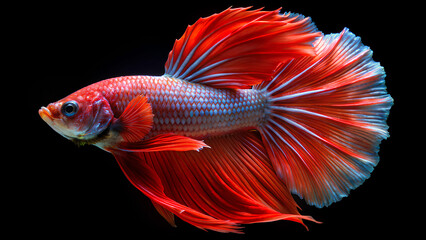 Fototapeta premium Betta fish movement