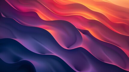 Obraz premium Minimalist wallpaper featuring subtle gradients that morph and evolve gradually, creating a sense of depth.