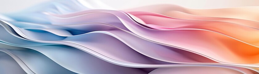 Fototapeta premium Abstract colorful flowing fabric background.